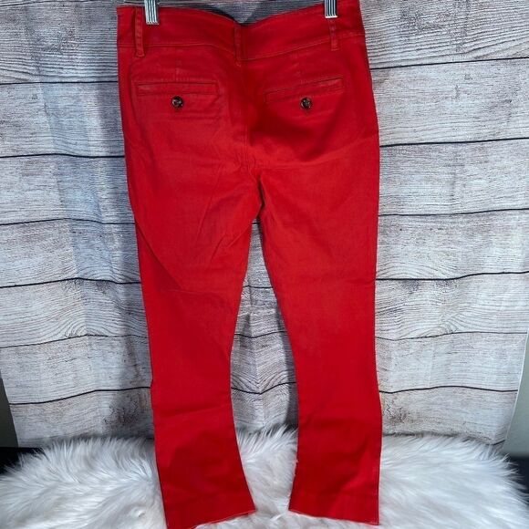Anthropologie Orange Trouser Style Jeans Sz 2 - Picture 3 of 10